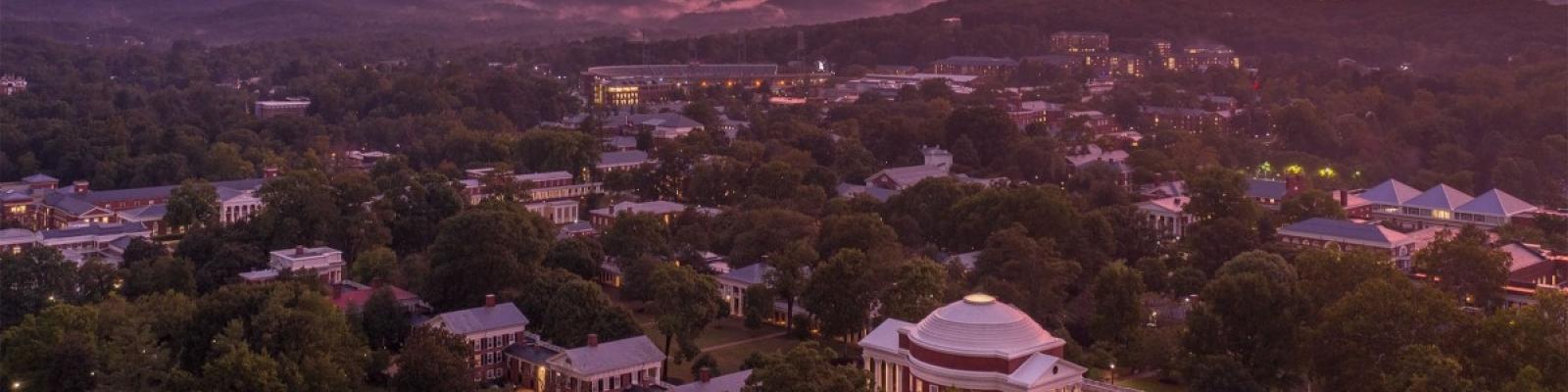 Sunset on Grounds at UVA
