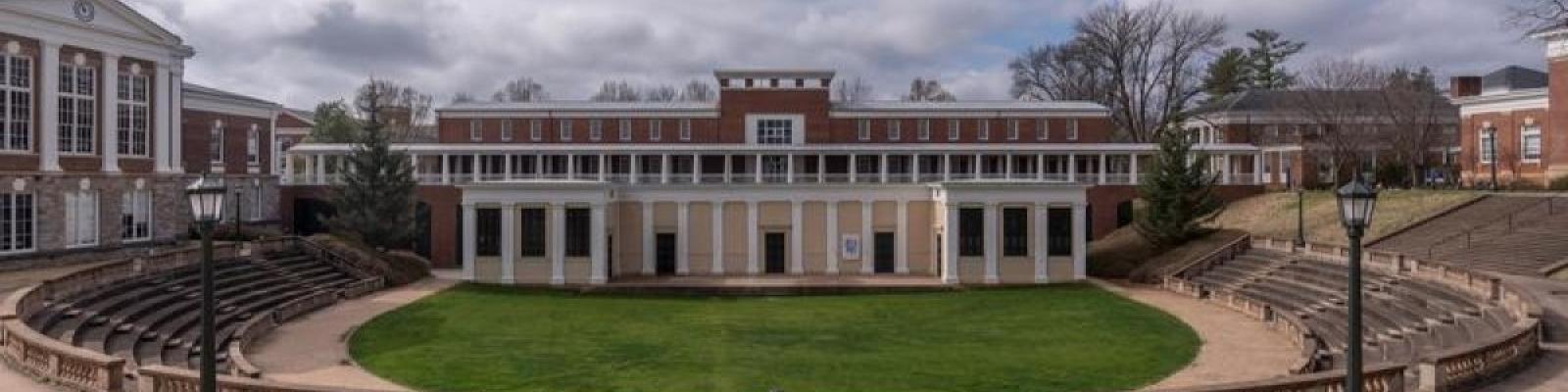 Bryan Hall and ampitheater at UVA